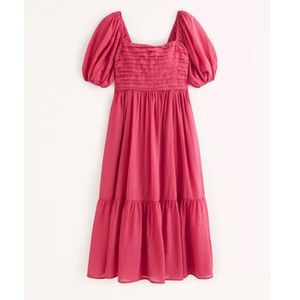 Emerson Floaty Puff Sleeve Midi Dress
